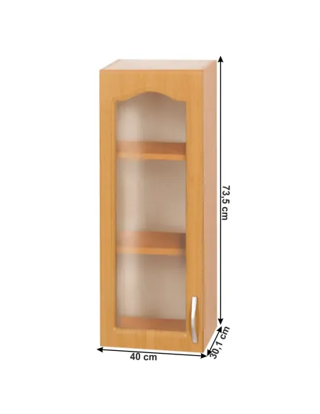Cabinet Bucătărie LORA, superior stânga, 40x30.1x73.5 cm, PAL melaminat | MobilaOK
