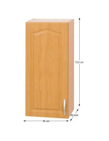 Cabinet bucătărie, LORA, superior stânga, 40x30.1x73.5 cm, PAL melaminat și MDF | MobilaOK