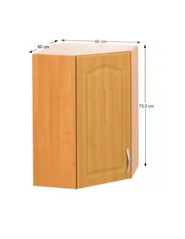 Cabinet bucătărie LORA, superior stânga, 60x60x73.5 cm, PAL melaminat | MobilaOK