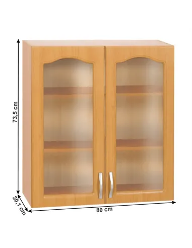 Dulap de sus, LORA, bucătărie, 80x30.1x73.5 cm, PAL melaminat | MobilaOK