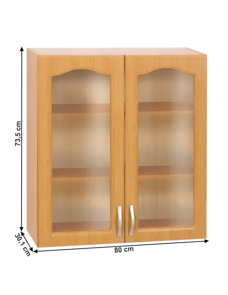 Dulap de sus, LORA, bucătărie, 80x30.1x73.5 cm, PAL melaminat | MobilaOK