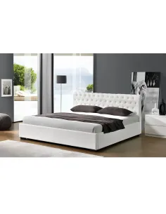 Pat DORLEN 2 NEW dormitor 160x200 PAL melaminat alb | MobilaOK 2