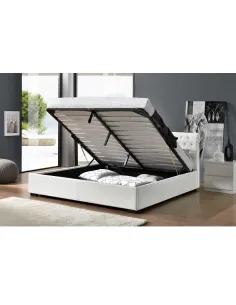 Pat, DORLEN 2 NEW, dormitor, 180x200, Piele ecologică | MobilaOK 2