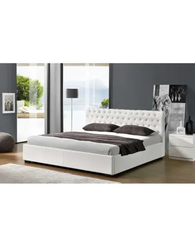 Pat, DORLEN 2 NEW, dormitor, 180x200, Piele ecologică | MobilaOK