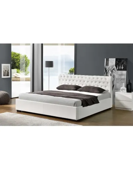 Pat, DORLEN 2 NEW, dormitor, 180x200, Piele ecologică | MobilaOK