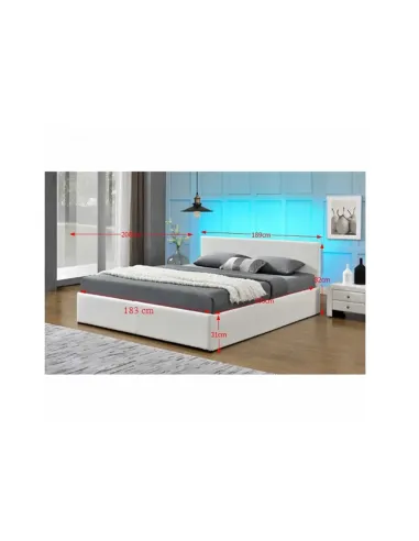 Pat JADA NEW dormitor 180x200 PAL melaminat | MobilaOK
