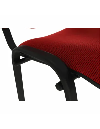 Scaun de birou ISO NEW, birou, 53x58x83 cm, textil/metal, KONDELA | MobilaOK