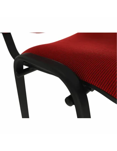Scaun de birou ISO NEW, birou, 53x58x83 cm, textil/metal, KONDELA | MobilaOK