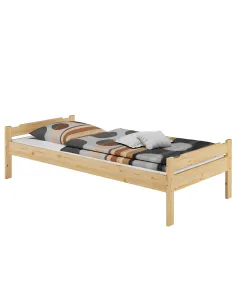 Pat, LIVIO, dormitor, 90x200, lemn masiv de pin | MobilaOK