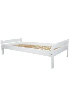 Pat LIVIO dormitor 90x200 lemn masiv de pin | MobilaOK 2
