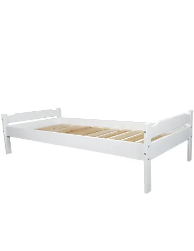 Pat LIVIO dormitor 90x200 lemn masiv de pin | MobilaOK