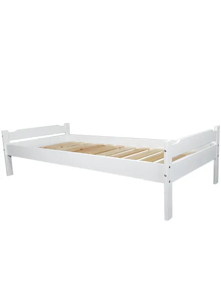 Pat LIVIO dormitor 90x200 lemn masiv de pin | MobilaOK