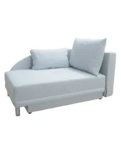 Canapea extensibilă LAUREL, living, 149x90x80 cm, textil albastru deschis | MobilaOK