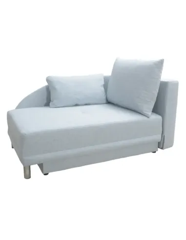 Canapea extensibilă LAUREL, living, 149x90x80 cm, textil albastru deschis | MobilaOK