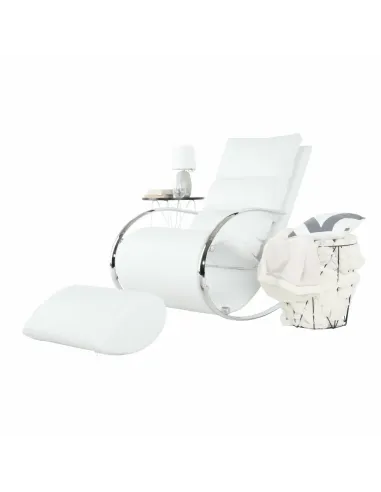 Măsuță auxiliară NANCER TYP 3 pentru living, 40x48x40 cm, PAL și metal | MobilaOK