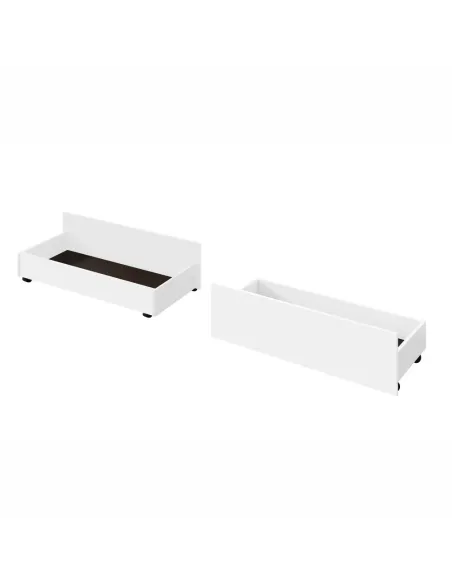 Sertare culisante sub pat MIDEA, dormitor, 97.5x32.2x41.6 cm, PAL/MDF, alb | MobilaOK