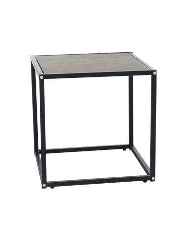 Măsuță portabilă JAKIM NEW TIP 1, living/dormitor, 40x40x40 cm, MDF și metal | MobilaOK