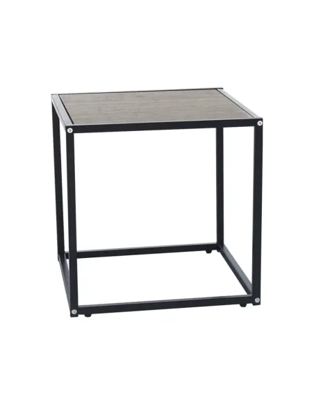 Măsuță portabilă JAKIM NEW TIP 1, living/dormitor, 40x40x40 cm, MDF și metal | MobilaOK