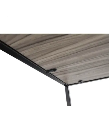 Măsuță portabilă JAKIM NEW TIP 1, living/dormitor, 40x40x40 cm, MDF și metal | MobilaOK
