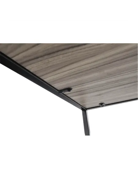 Măsuță portabilă JAKIM NEW TIP 1, living/dormitor, 40x40x40 cm, MDF și metal | MobilaOK