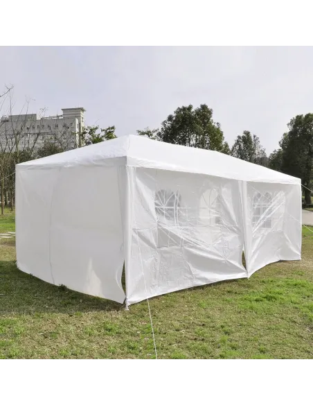 Cort TEKNO TYP 2, party grădină, 3x6 m, polietilenă și oțel | MobilaOK