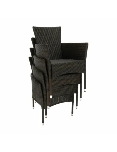 Set Grădină MENIBOR, 9 Piese, 200x90x74 cm, Ratan Artificial | MobilaOK