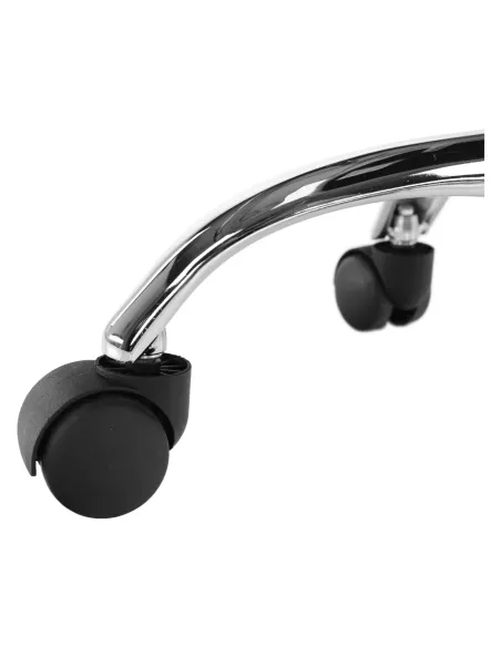 Scaun rotativ, albastru/crom, SELVA | MobilaOK