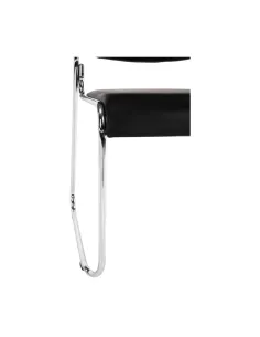 Scaun conferință BULUT, birou, 50x76x56 cm, piele ecologică/metal | MobilaOK 2