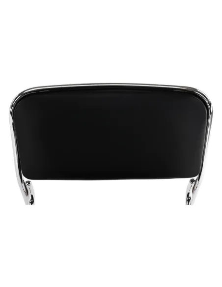 Scaun conferință BULUT, birou, 50x76x56 cm, piele ecologică/metal | MobilaOK