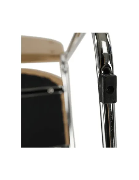 Scaun conferință BULUT, birou, 50x76x56 cm, piele ecologică și metal cromat | MobilaOK