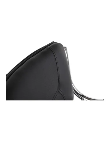 Scaun conferință ZEKI, birou, 45x82x58 cm, piele ecologică și metal | MobilaOK