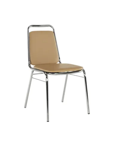 Scaun conferință ZEKI, birou, 45x82x58 cm, piele ecologică | MobilaOK