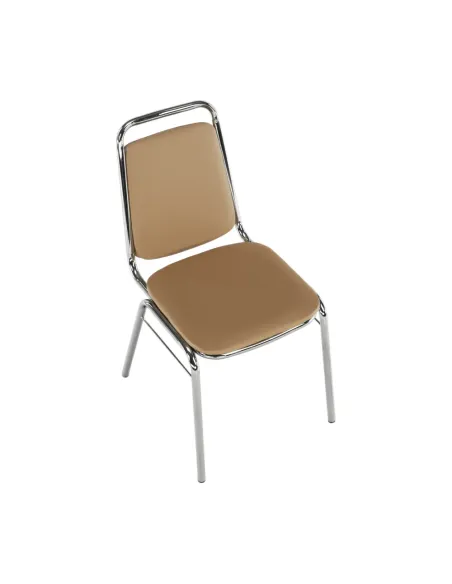 Scaun conferință ZEKI, birou, 45x82x58 cm, piele ecologică | MobilaOK