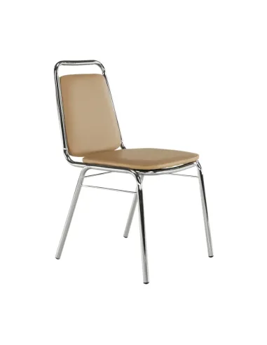 Scaun conferință ZEKI, birou, 45x82x58 cm, piele ecologică | MobilaOK