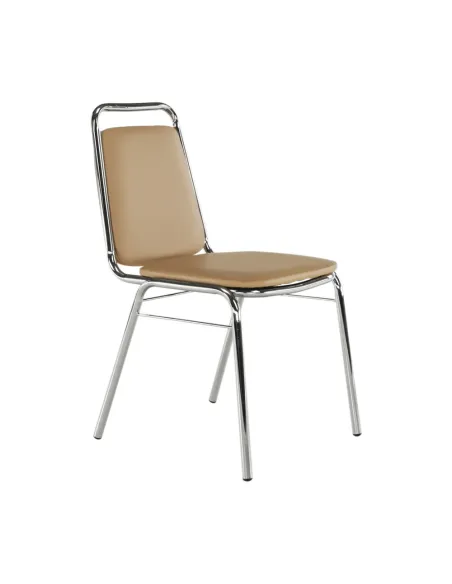 Scaun conferință ZEKI, birou, 45x82x58 cm, piele ecologică | MobilaOK