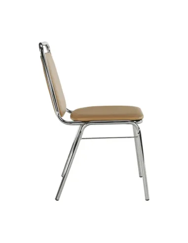 Scaun conferință ZEKI, birou, 45x82x58 cm, piele ecologică | MobilaOK