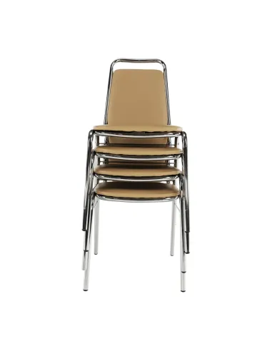 Scaun conferință ZEKI, birou, 45x82x58 cm, piele ecologică | MobilaOK