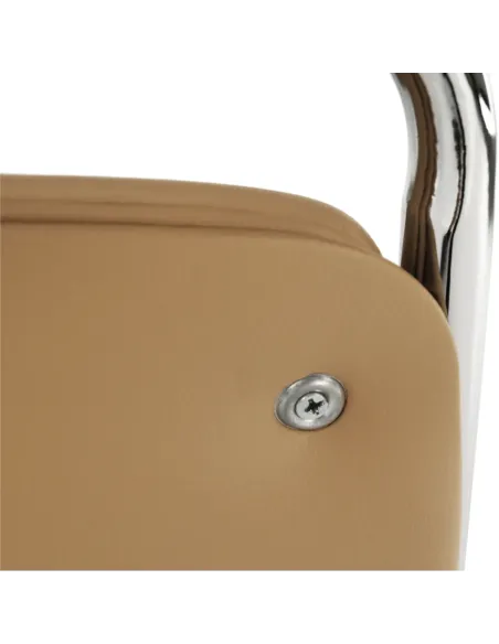 Scaun conferință ZEKI, birou, 45x82x58 cm, piele ecologică | MobilaOK