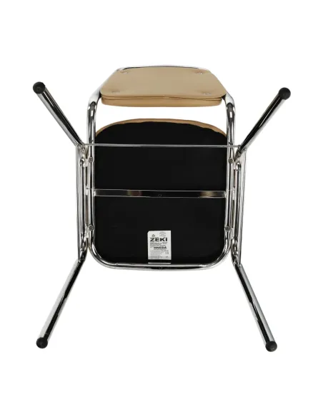 Scaun conferință ZEKI, birou, 45x82x58 cm, piele ecologică | MobilaOK