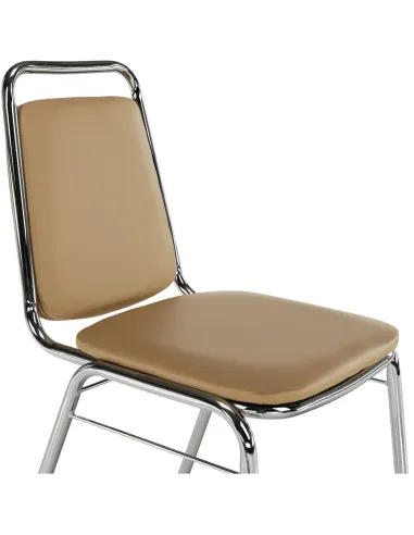 Scaun conferință ZEKI, birou, 45x82x58 cm, piele ecologică | MobilaOK