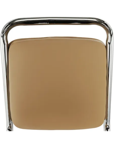 Scaun conferință ZEKI, birou, 45x82x58 cm, piele ecologică | MobilaOK