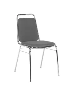 Scaun conferință ZEKI, birou, 45x82x58 cm, plasă și metal | MobilaOK