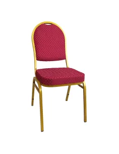 Scaun Stivuitor JEFF 3 NEW, evenimente/birou, 45.5x56.5x93 cm, Tesatura + Metal | MobilaOK