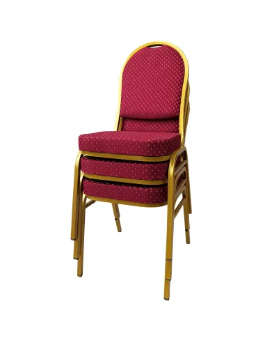 Scaun Stivuitor JEFF 3 NEW, evenimente/birou, 45.5x56.5x93 cm, Tesatura + Metal | MobilaOK