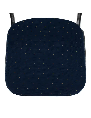 Scaun stivuitor JEFF 3 NEW, birou/eveniment, 45.5x56.5x93 cm, material textil albastru/cadru metalic gri | MobilaOK