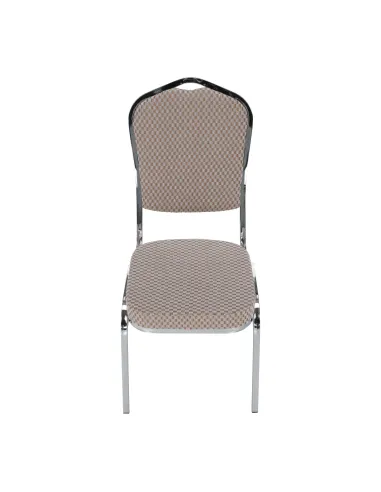 Scaun stivuitor ZINA 3 NEW, conferinte/restaurant, 44x60x95 cm, Tesatura/Metal | MobilaOK