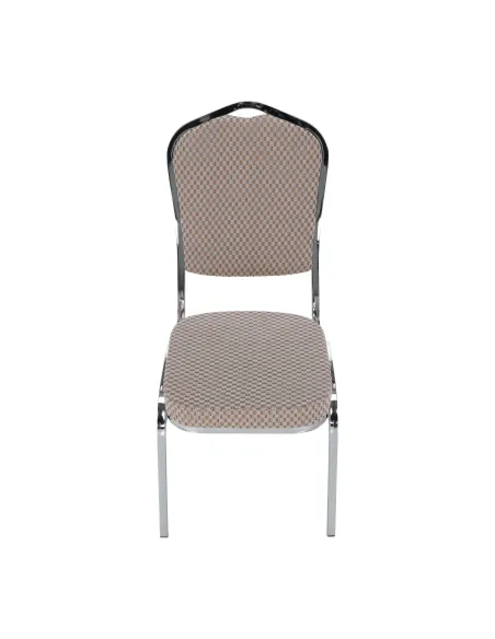 Scaun stivuitor ZINA 3 NEW, conferinte/restaurant, 44x60x95 cm, Tesatura/Metal | MobilaOK