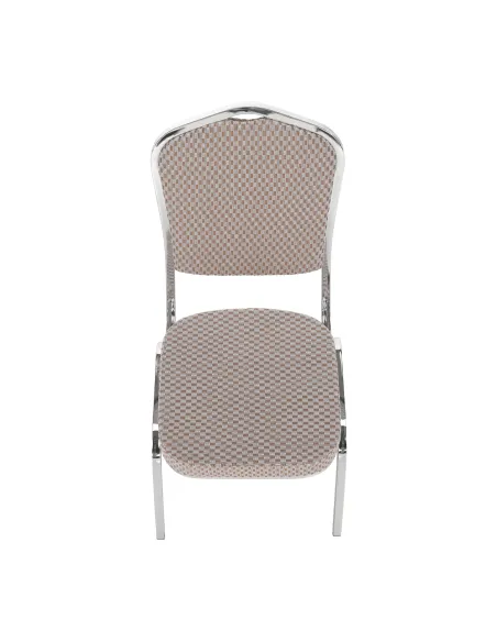 Scaun stivuitor ZINA 3 NEW, conferinte/restaurant, 44x60x95 cm, Tesatura/Metal | MobilaOK