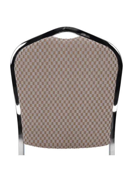 Scaun stivuitor ZINA 3 NEW, conferinte/restaurant, 44x60x95 cm, Tesatura/Metal | MobilaOK
