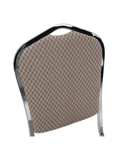 Scaun stivuitor ZINA 3 NEW, conferinte/restaurant, 44x60x95 cm, Tesatura/Metal | MobilaOK